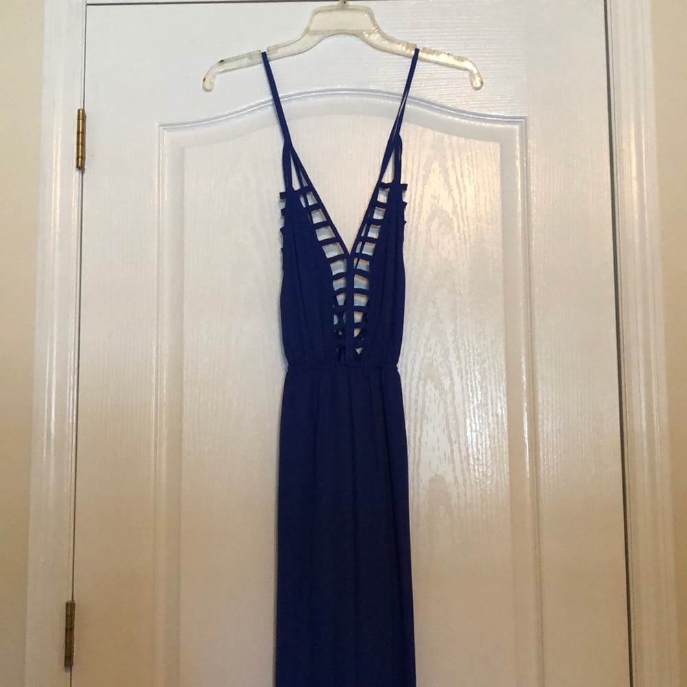 Royal blue jumpsuit